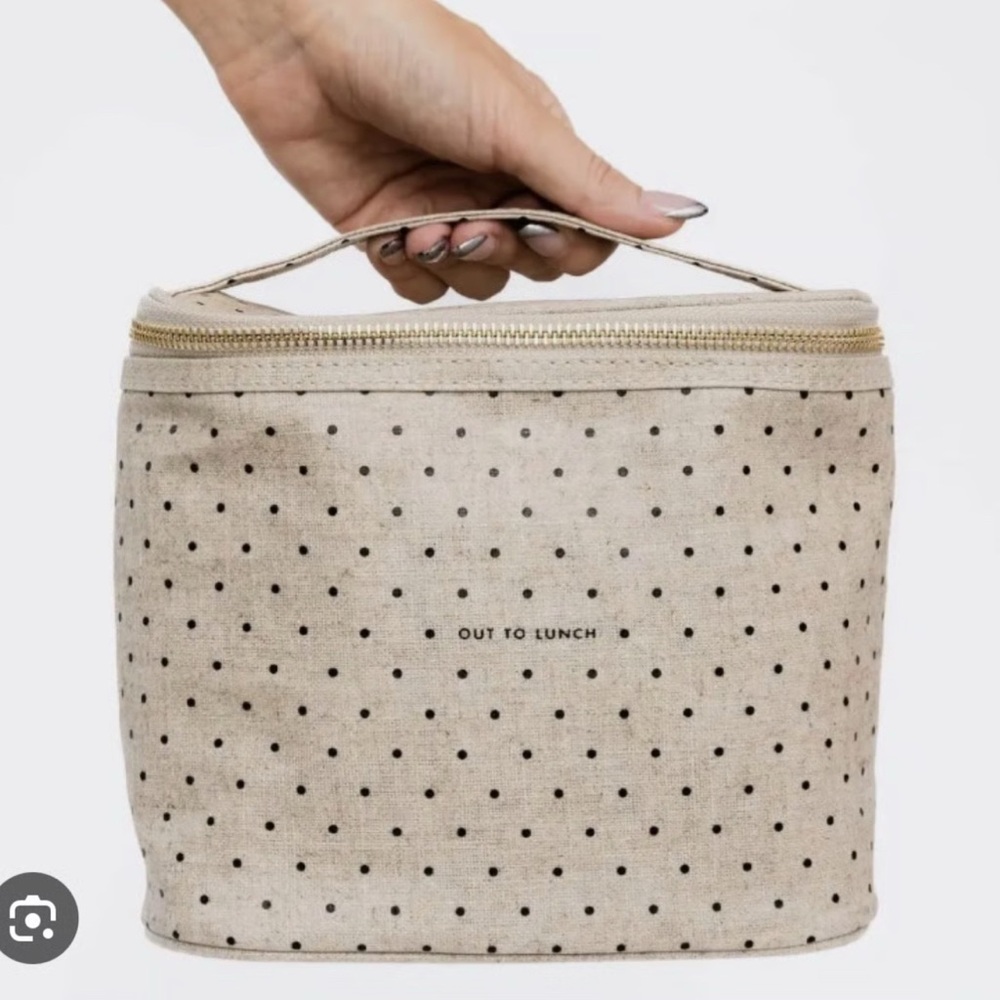 Polka Dot Tan Bag